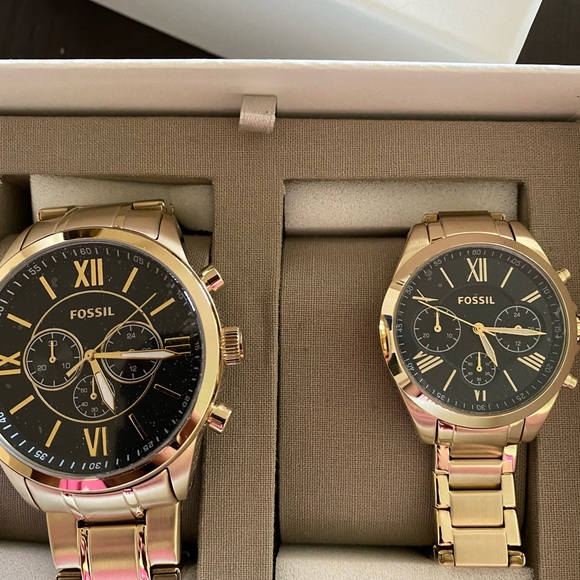 Fossil Couple Watch Gift Set Bq2400set - Picture 2 of 4